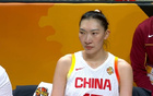 心疼中国女篮！女篮世界杯：中国女篮半场落后法国17分，韩旭21分